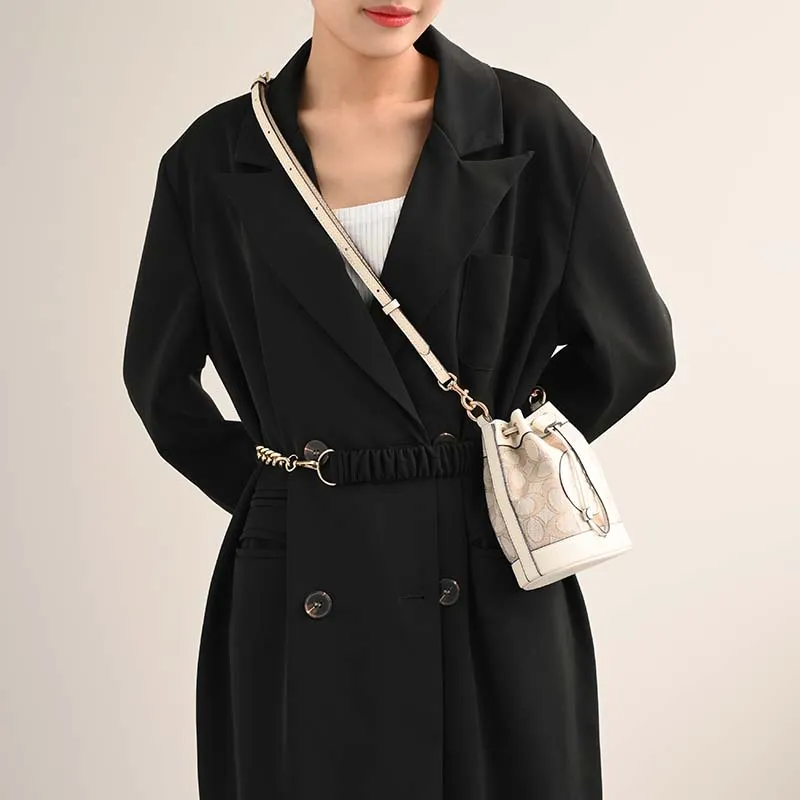 Kim Yeon sha Nylon Bag Accessory Bag Strap Women's Ecru-11