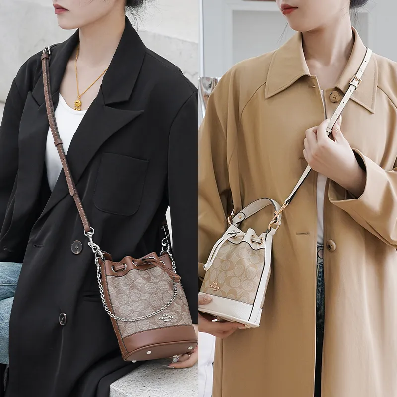 Kim Yeon sha Nylon COACH Women's Bag With Single Purchase Unisex Ecru-54