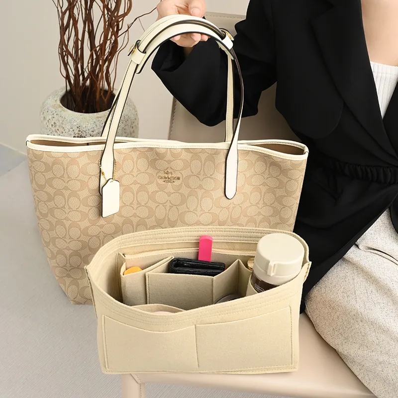 Lan Bao Fan Artificial Leather, Felt Bag Insert Unisex Multicolor-143