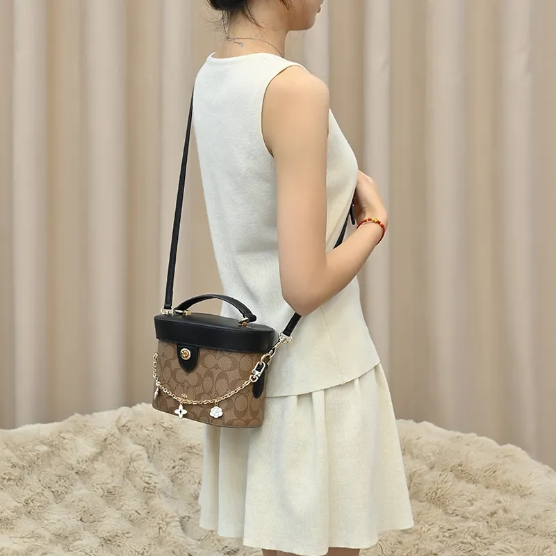 Lan Bao Fan Microfiber Bag Accessory Unisex Black-4