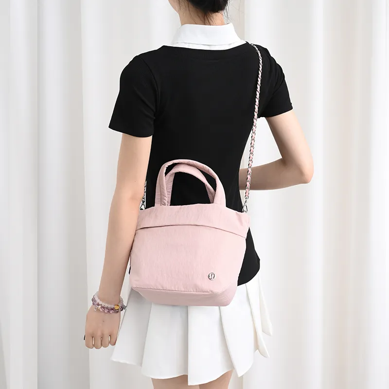 Lan Bao Fan Microfiber Synthetic Leather Bag Strap Women's Pink-45