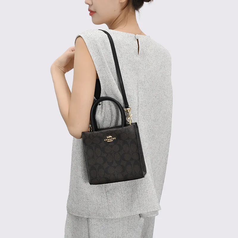 Kim Yeon sha Artificial Leather Bag Accessory Women's Black-11