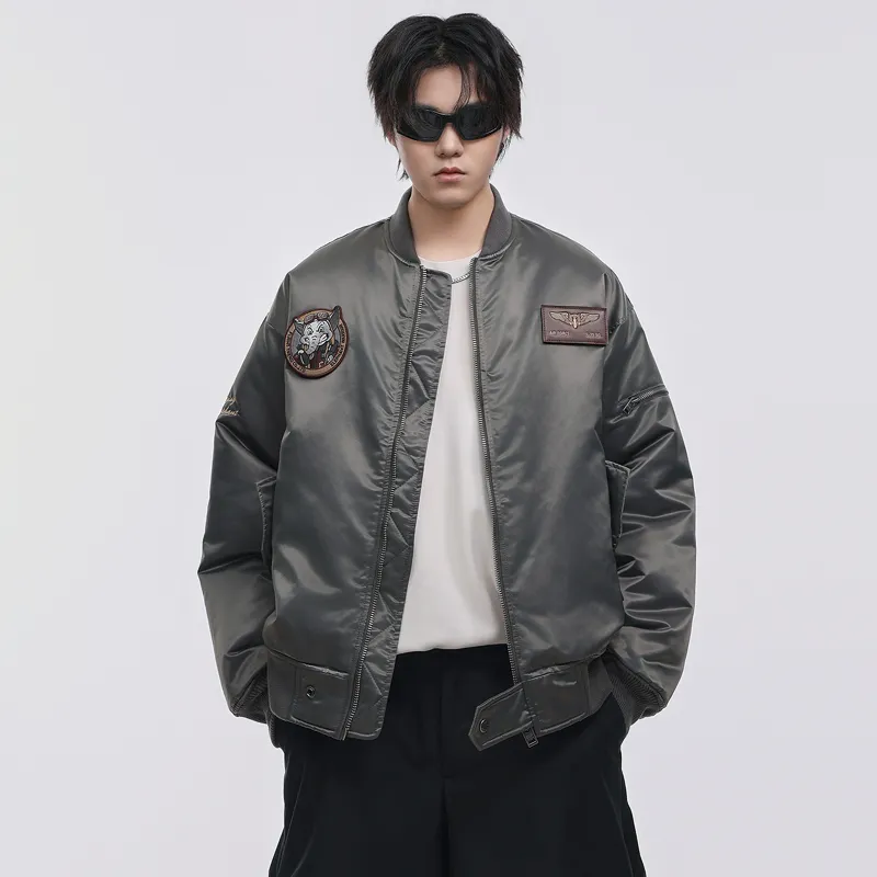 VIP Puffer Jacket Unisex Gray Green-4