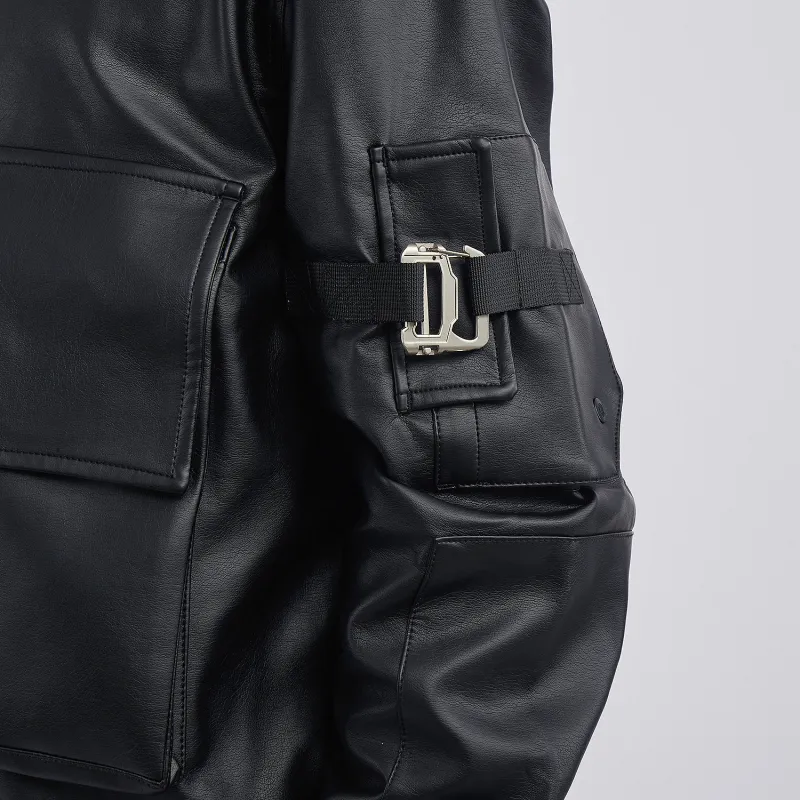 VIP Functional Series Leather Jacket Unisex Black-8