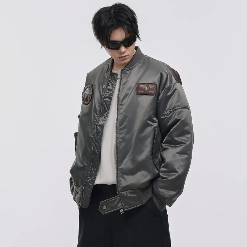 VIP Puffer Jacket Unisex Gray Green-6