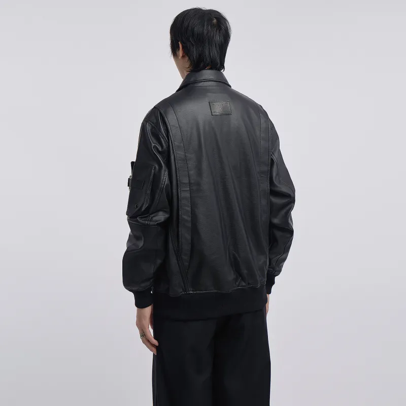 VIP Functional Series Leather Jacket Unisex Black-7