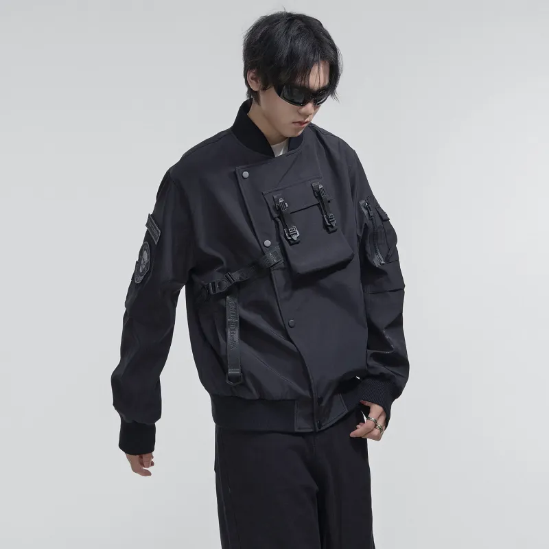 VIP Pilot Jacket Loose Fit Urban Techwear Coat Workwear Multi