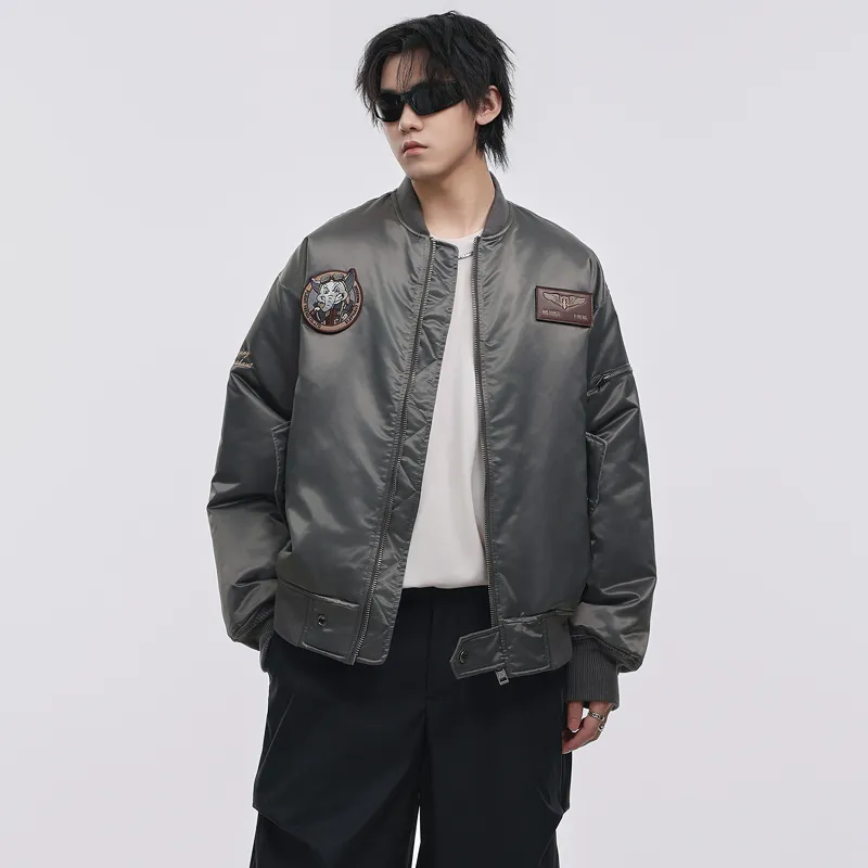 VIP Puffer Jacket Unisex Gray Green-3