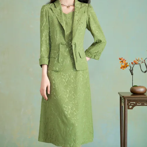 Mylan Skirt Set Women's Pea Green