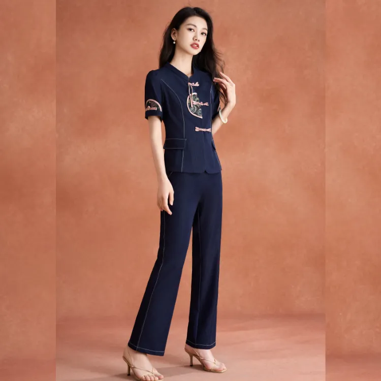 Mylan Casual Suit Women's Denim Blue-4