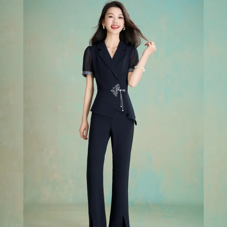 Mylan Casual Suit Women's Navy Blue-3
