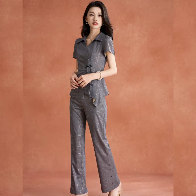 Mylan Casual Suit Women's Glacier Gray-3