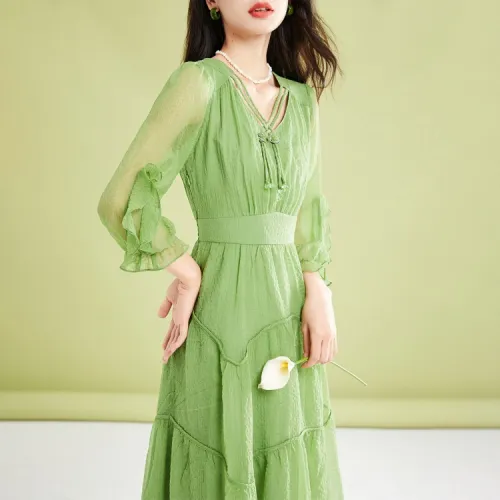 Mylan Long Sleeved Dress Women's Green