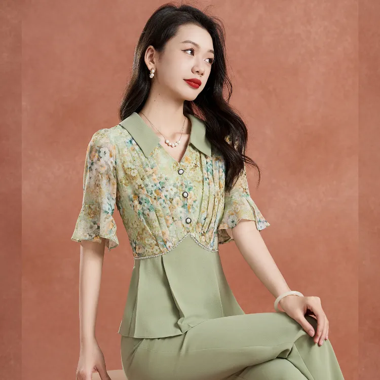 Mylan Casual Suit Women's Green-2