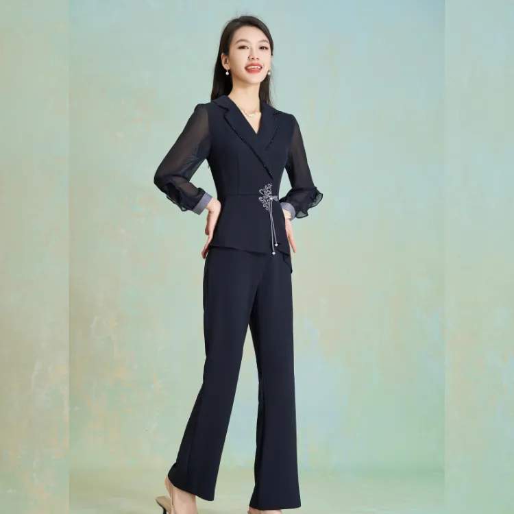 Mylan Casual Suit Women's Navy Blue-2