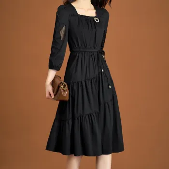 Mylan Long Sleeved Dresses Women's Black