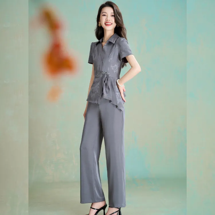 Mylan Casual Suits Women's Gray-4