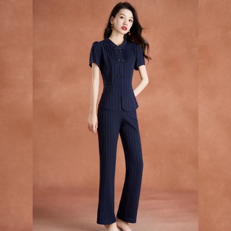 Mylan Casual Suit Women's Navy Blue-5