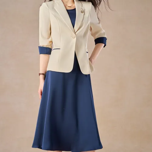 Mylan Two Piece Skirt Sets Women's Blue