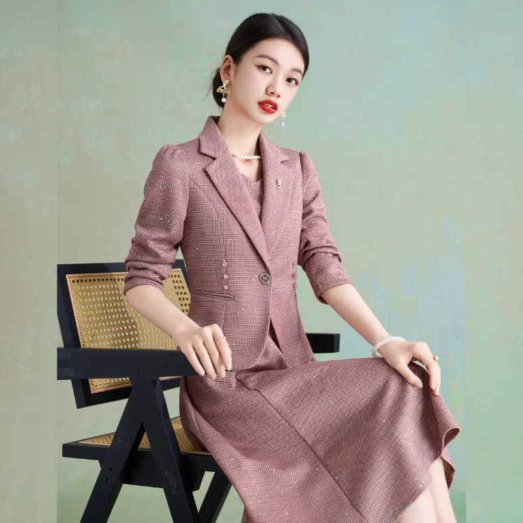 Mylan Skirt Set For Early Autumn Women's Pink-2