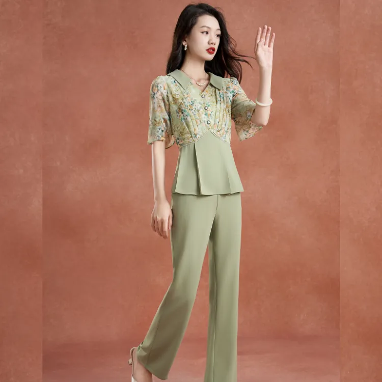 Mylan Casual Suit Women's Green-6