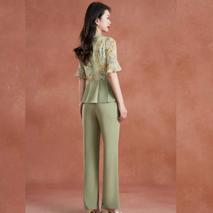 Mylan Casual Suit Women's Green-3