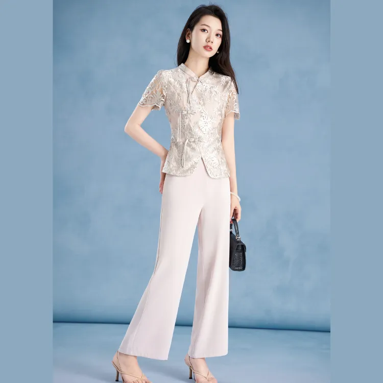 Mylan Casual Suit Women's Apricot-3