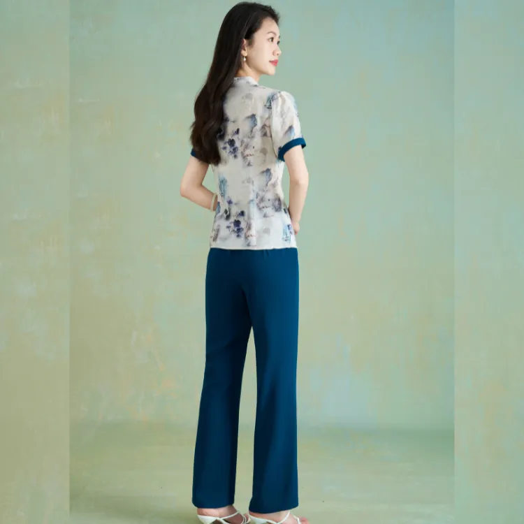 Mylan Casual Suit Women's Lake Blue-3