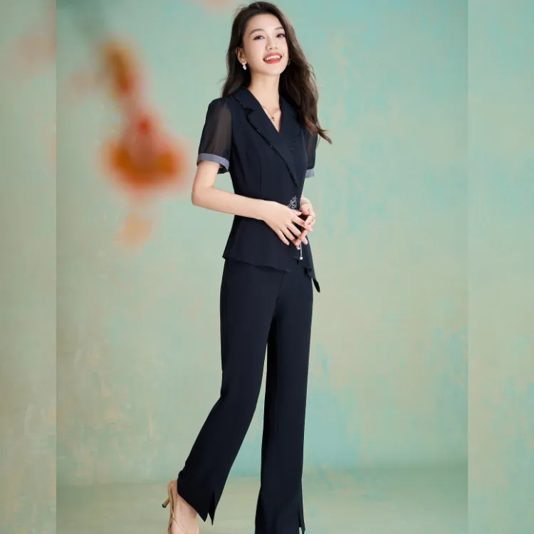 Mylan Casual Suit Women's Navy Blue-5