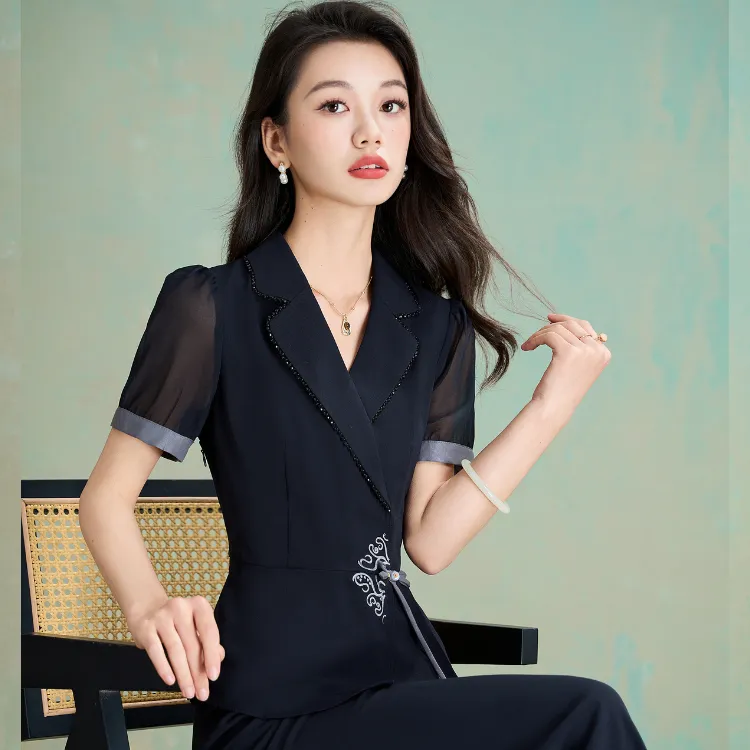 Mylan Casual Suit Women's Navy Blue-2