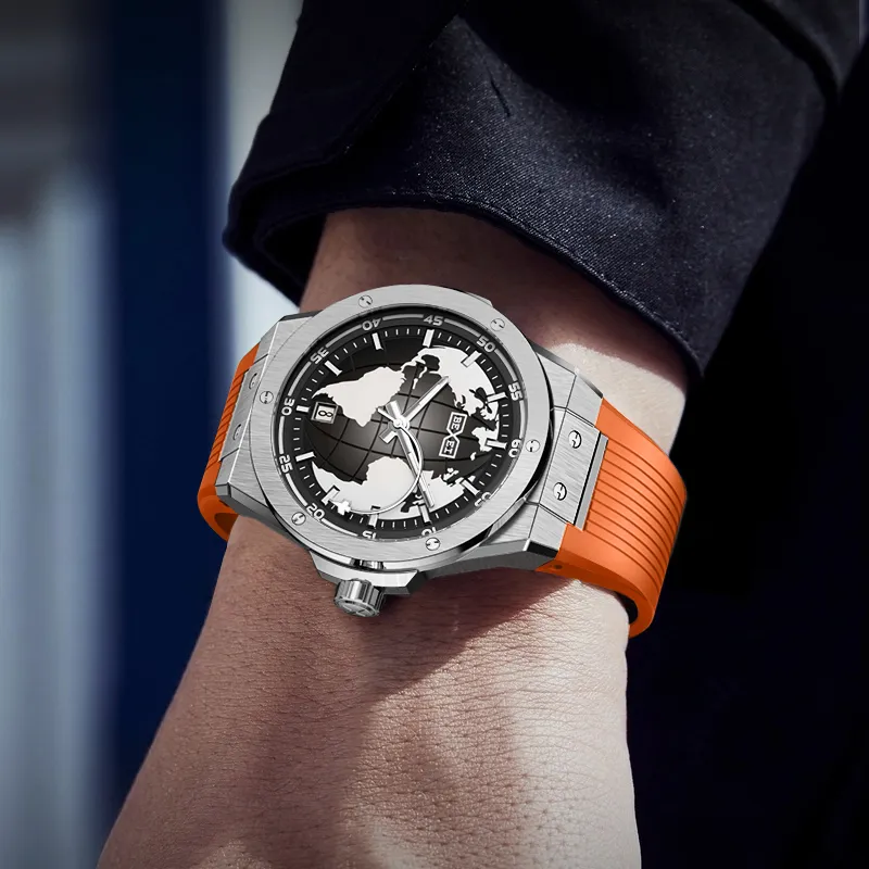 BEXEI J 20 Collection Automatic Mechanical Movement Watch Men's Watches Black Dial-28