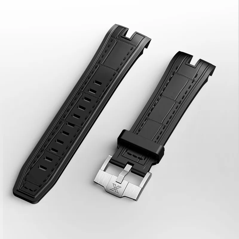 BEXEI Prosperous Journey Collection Automatic Mechanical Movement Rubber Strap Chinese Watches Men's Watches Black Dial-6