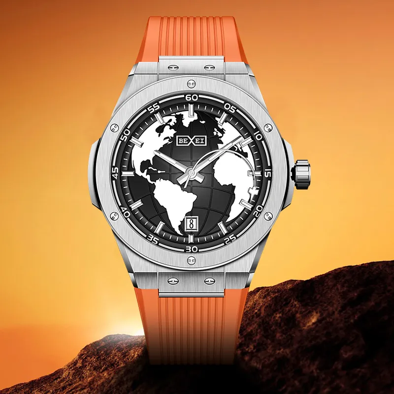 BEXEI J 20 Collection Automatic Mechanical Movement Watch Men's Watches Black Dial-26