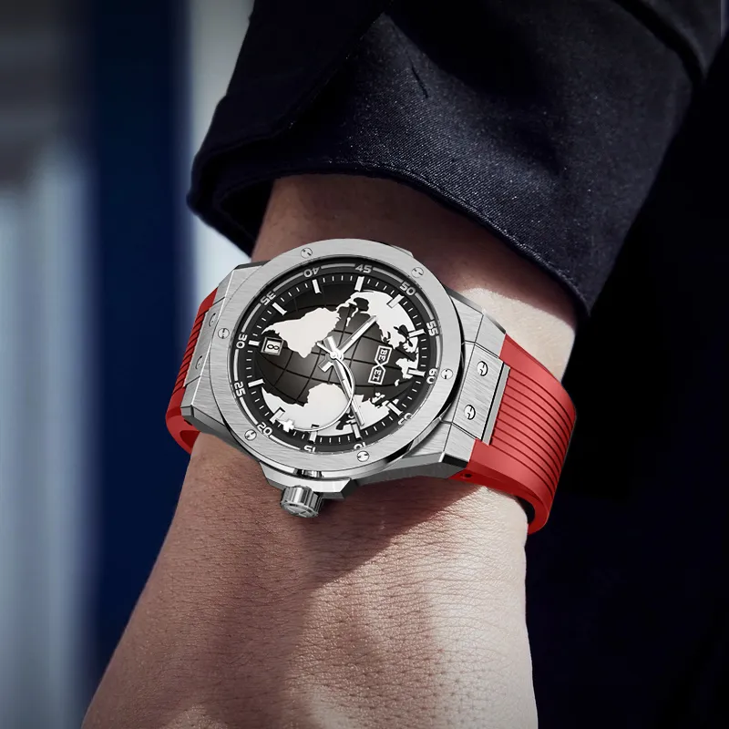 BEXEI J 20 Collection Automatic Mechanical Movement Watch Men's Watches Black Dial-19