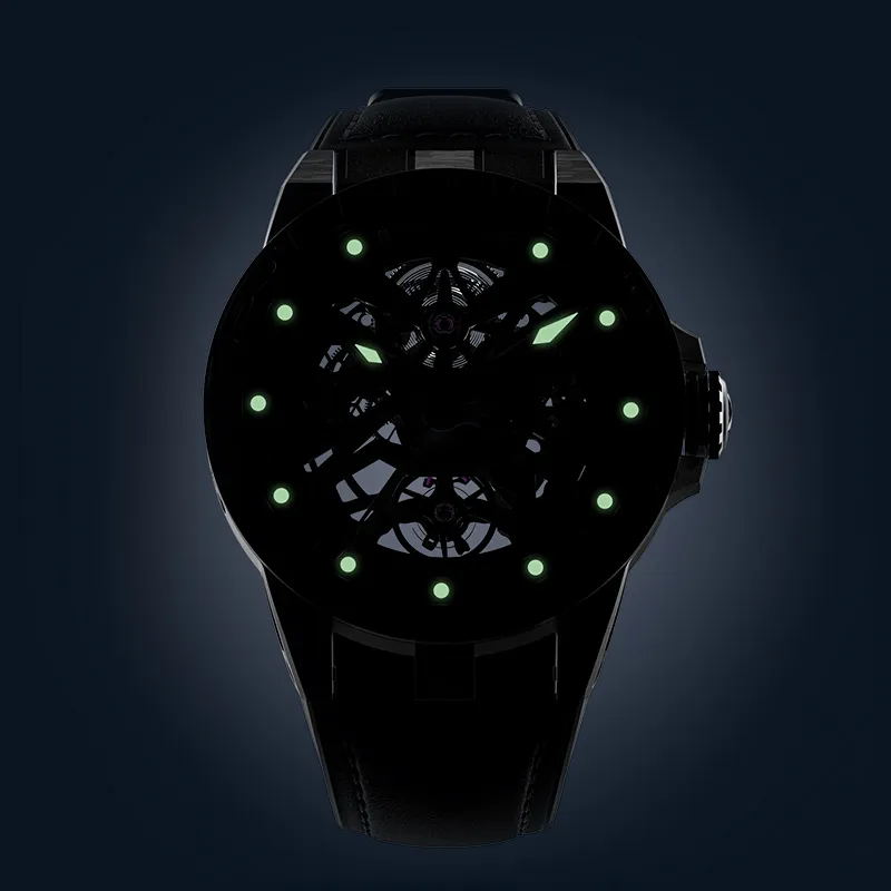 BEXEI The Wandering Earth Collaboration Mechanical Movement Watch Men's Watches Cut-Out Dial-17