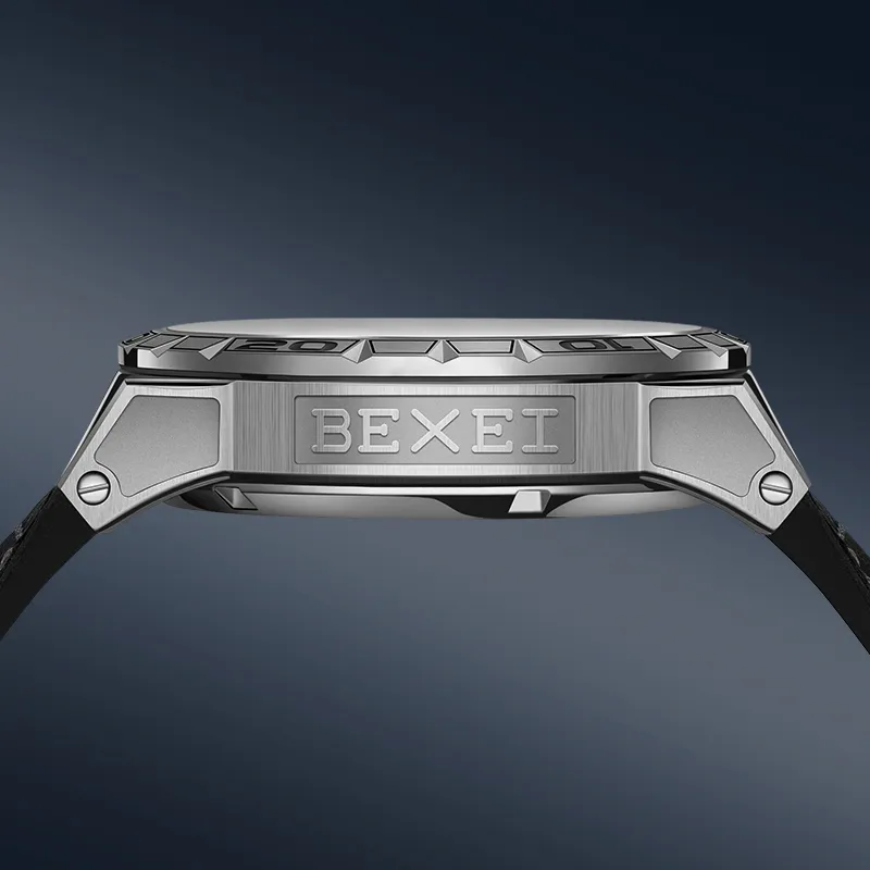 BEXEI The Wandering Earth Collaboration Mechanical Movement Watch Men's Watches Cut-Out Dial-36