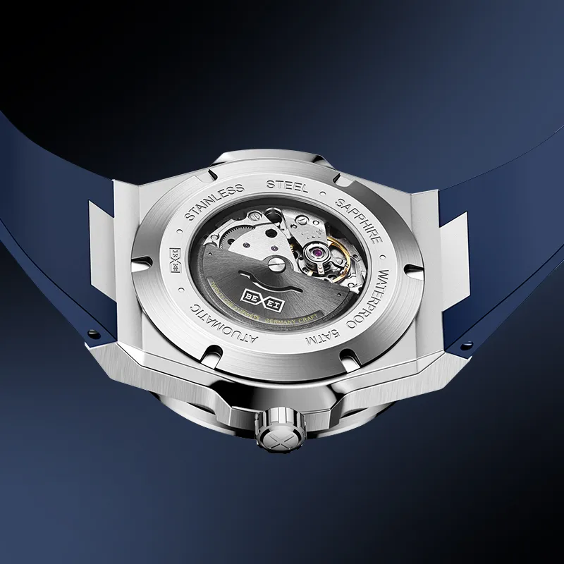 BEXEI J 20 Collection Automatic Mechanical Movement Watch Men's Watches Black Dial-14