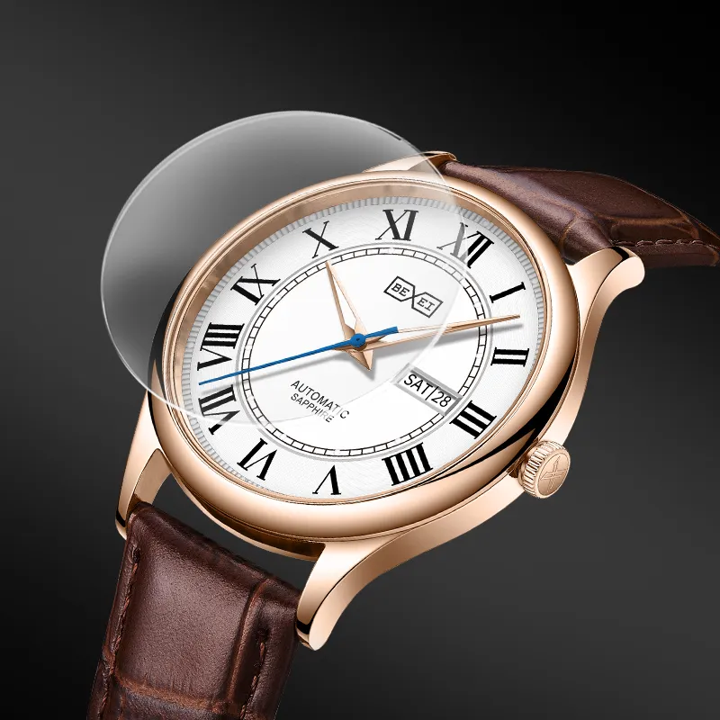 BEXEI Automatic Mechanical Movement Watch Men's Watches White Dial BX9259-3
