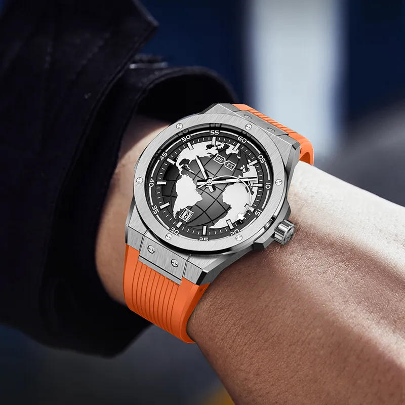 BEXEI J 20 Collection Automatic Mechanical Movement Watch Men's Watches Black Dial-27