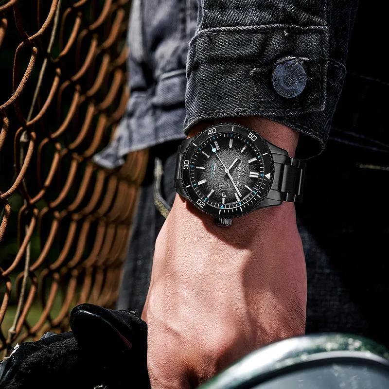 Welly Merck OCEAN Ocean Collection Automatic Mechanical Movement Men's Watches Chinese Watches Green Dial-5