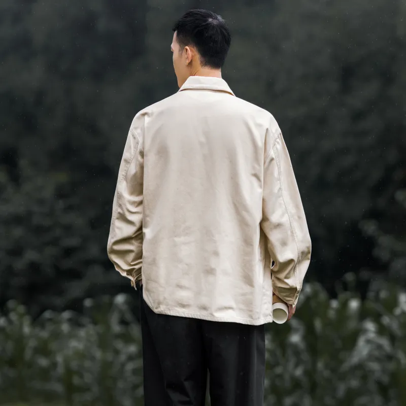 BORDERLESS BDLS Jackets Coats Unisex Beige Apricot-4