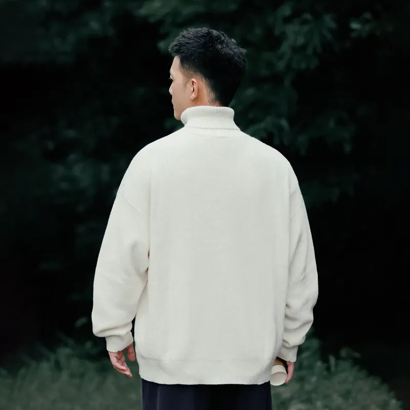 BORDERLESS BDLS Sweater Unisex White-5