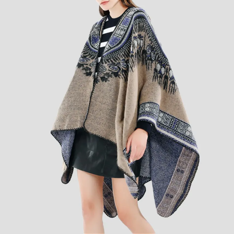 MUSTKOO Faux Cashmere Shawls Women's-2