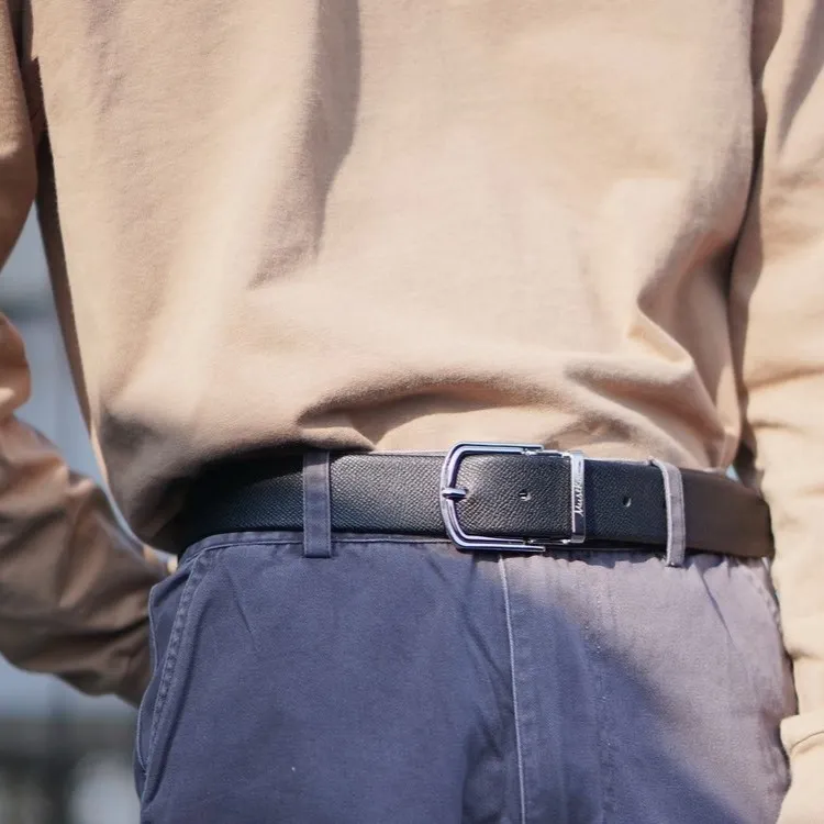 MUSTKOO Cow Leather Belts Men's 3.4cm-6