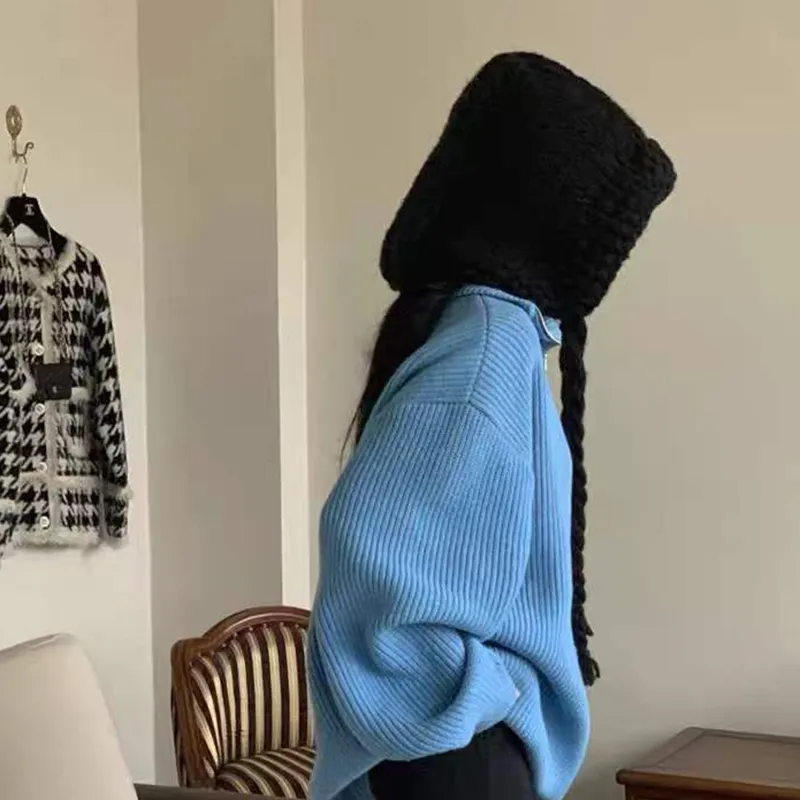 MUSTKOO Knitted Fabric Beanies Unisex-7