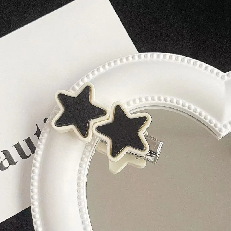 MACE MAVA Hair Clips Women's Black White-1