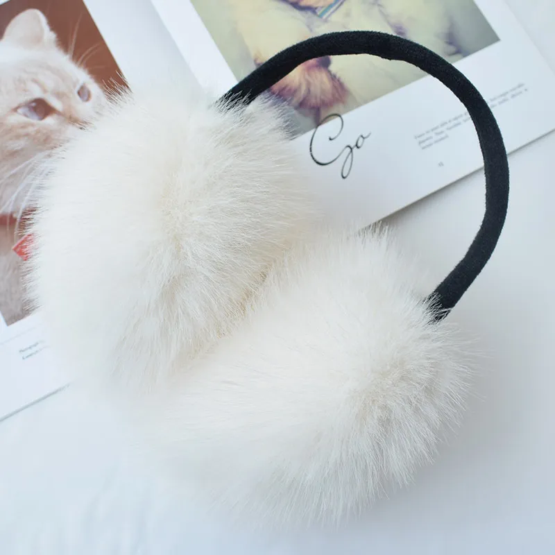 MUSTKOO Faux Fur Earmuffs Women's-5