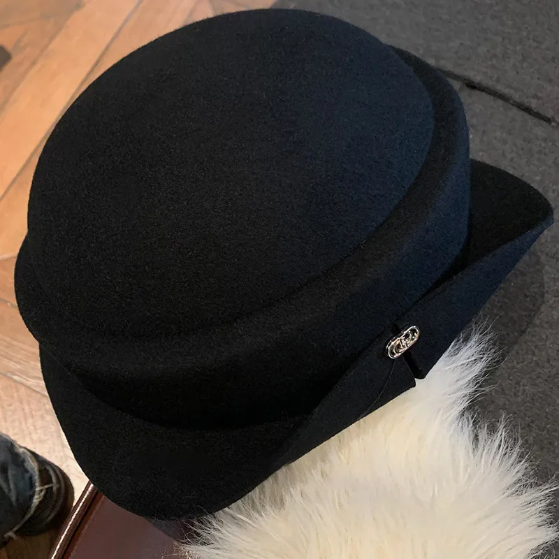 MUSTKOO Wool Blend Top Hats Women's-3