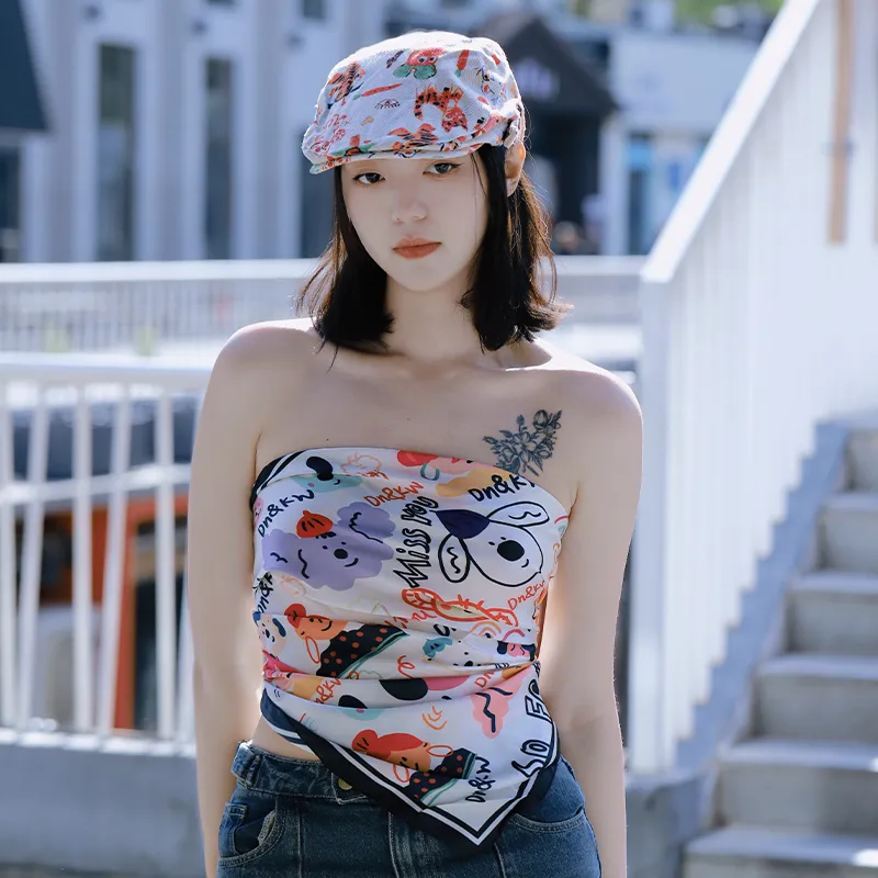 MUSTKOO Silk Scarves Unisex-2