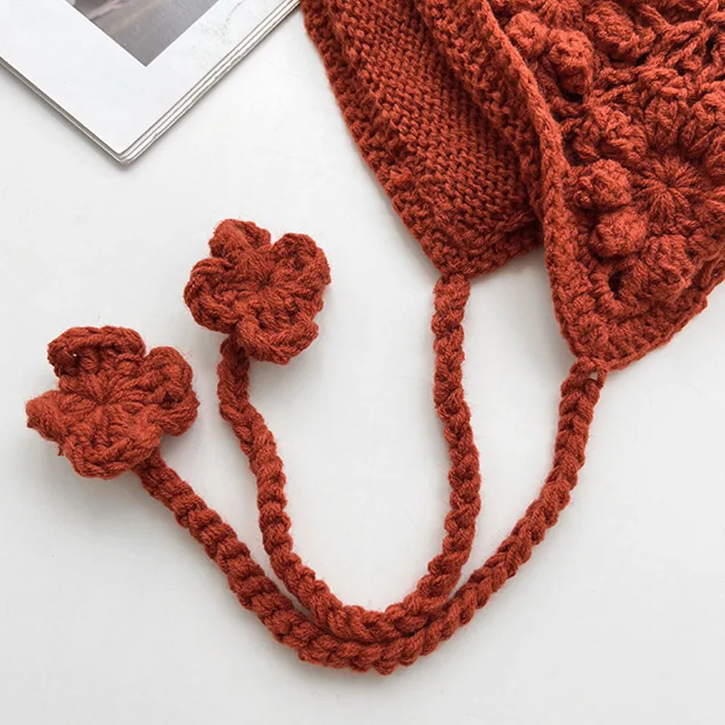 MUSTKOO Yarn Knitted Hat Women's-3